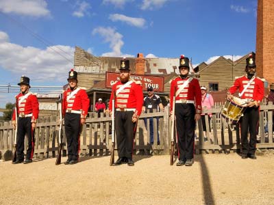 Redcoat Soldiers at Sovereign Hill in Ballarat