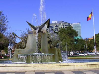 Fountain in Victoria Square