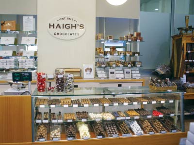 Inside Haigh's Chocolates