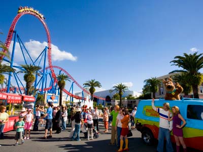 Movie World theme park on the Gold Coast