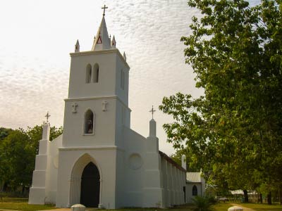 Beagle Bay Church from outside