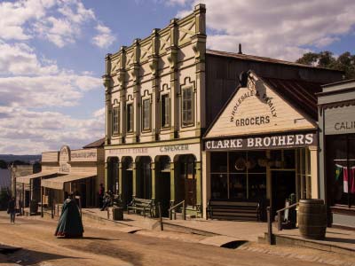 1850s architecture at Sovereign Hill