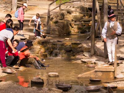 Gold panning, Sovereign Hill