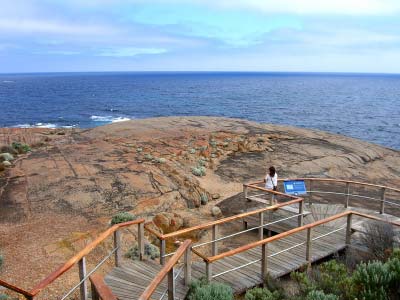 Ocean lookout at Cape Leeuwin Lighthouse