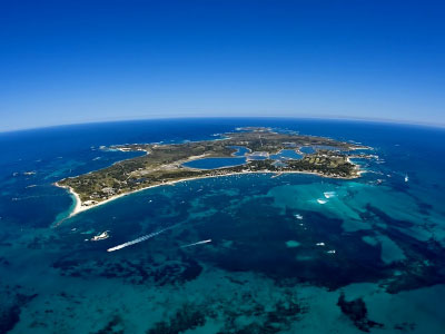 Aerial view of Rottnest Island