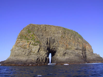 Coastal rock arch