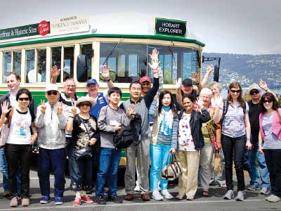 The Hobart city coach tram