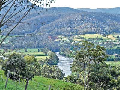 Views of the Huon Valley