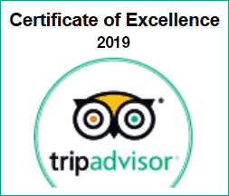 TripAdvisor certificate of excellence 2019